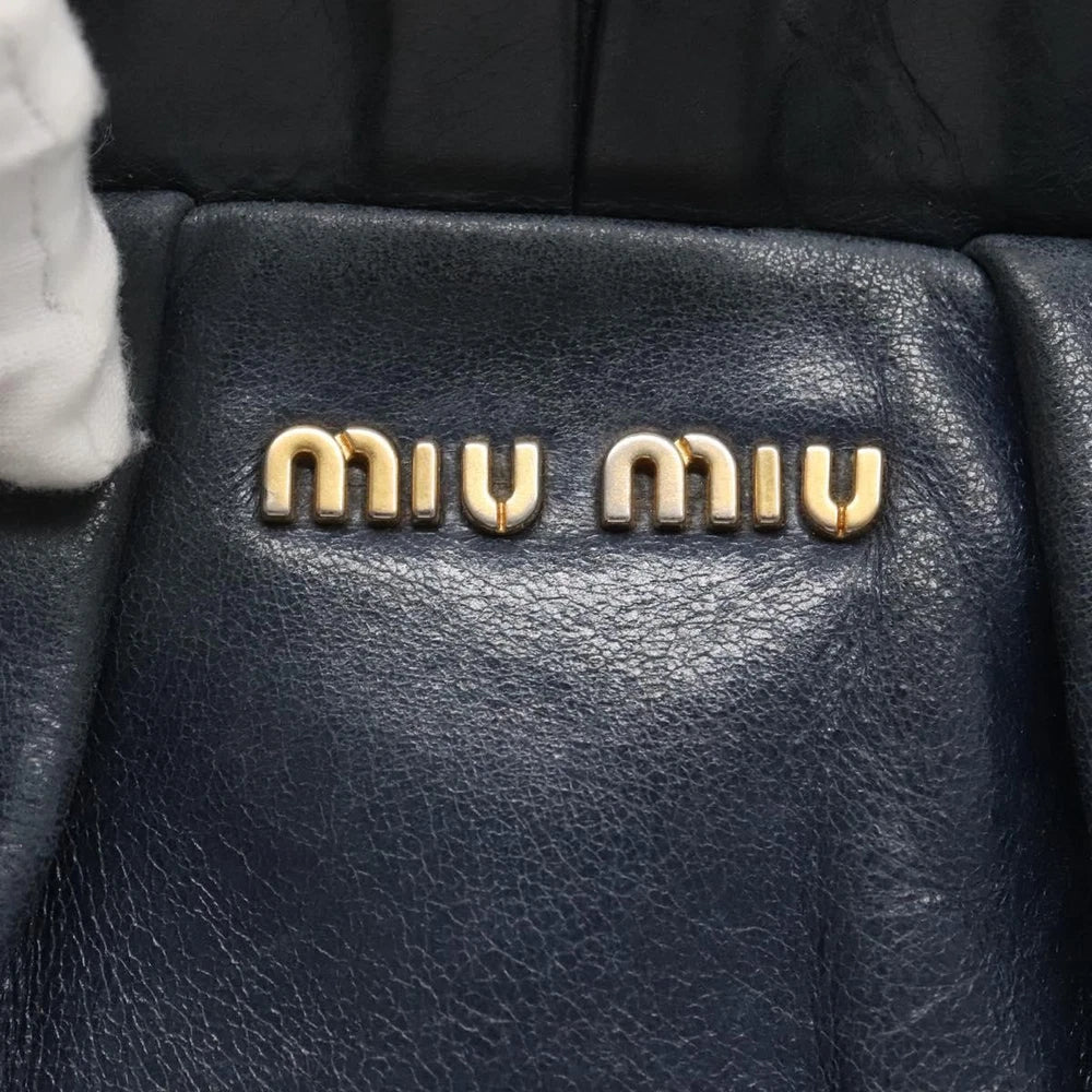 Vintage Miu Miu Bag - Navy Leather
