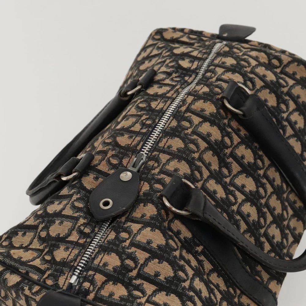 CHRISTIAN DIOR BOSTON BAG 30 TROTTER CANVAS