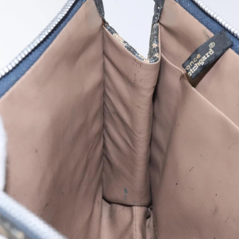 CHRISTIAN DIOR CLUTCH TROTTER CANVAS