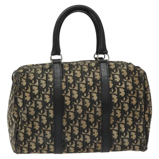 CHRISTIAN DIOR BOSTON BAG 30 TROTTER CANVAS