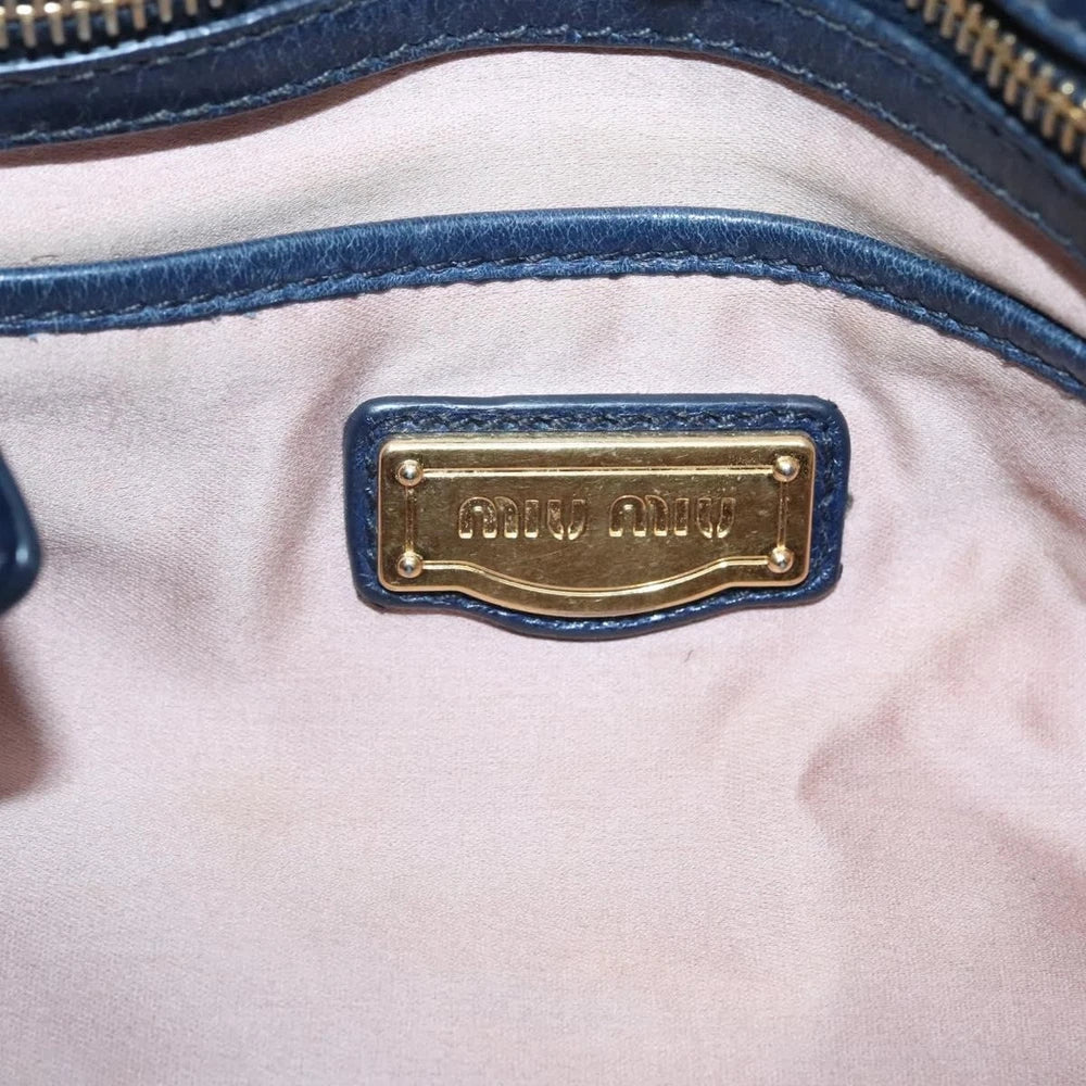 Vintage Miu Miu Bag - Navy Leather