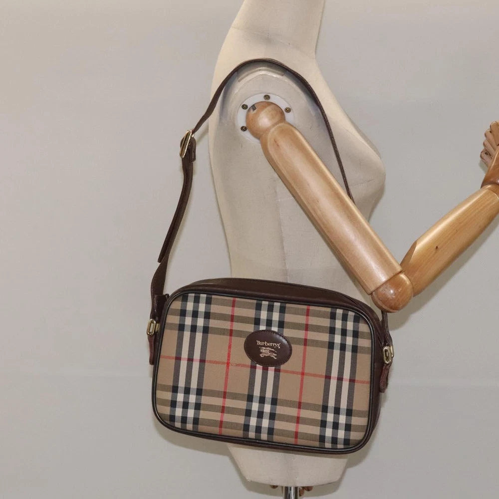Vintage Burberry Crossbody Bag - Beige Nova Check