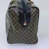 CELINE BOSTON BAG MACADAM CANVAS NAVY