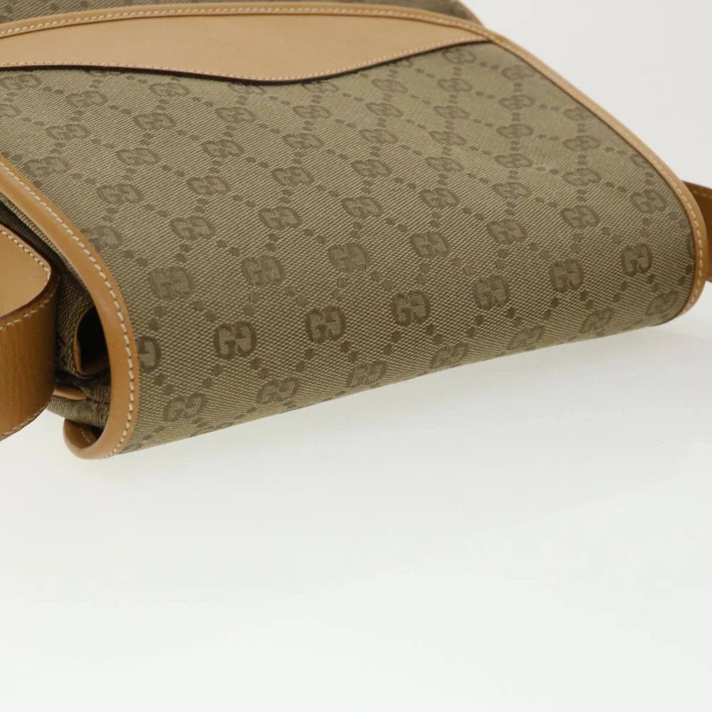 VINTAGE GUCCI CAMERA BAG GG CANVAS