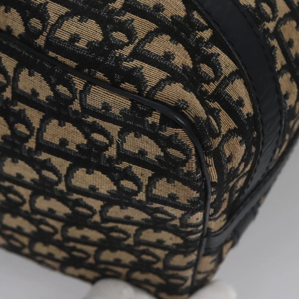CHRISTIAN DIOR BOSTON BAG 40 TROTTER CANVAS