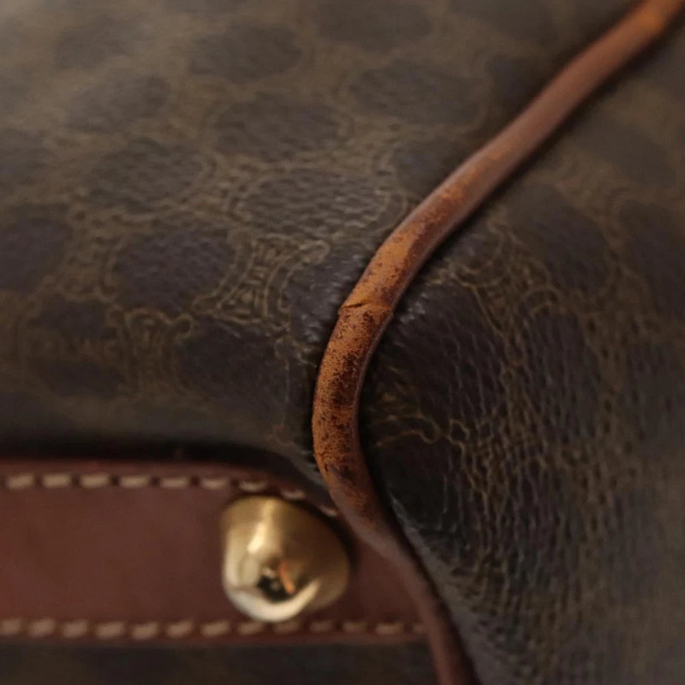 CELINE BOSTON BAG MACADAM CANVAS