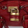 CHLOE PADDINGTON BAG RED LEATHER