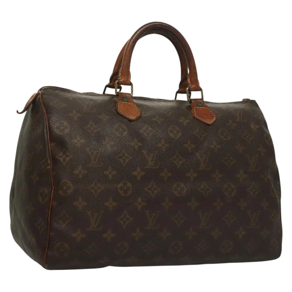 Vintage Louis Vuitton Speedy 35 Bag Monogram Canvas