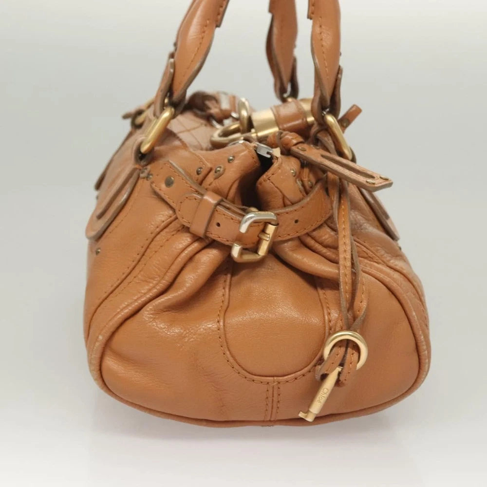 Vintage Chloe Paddington Bag - Brown Leather