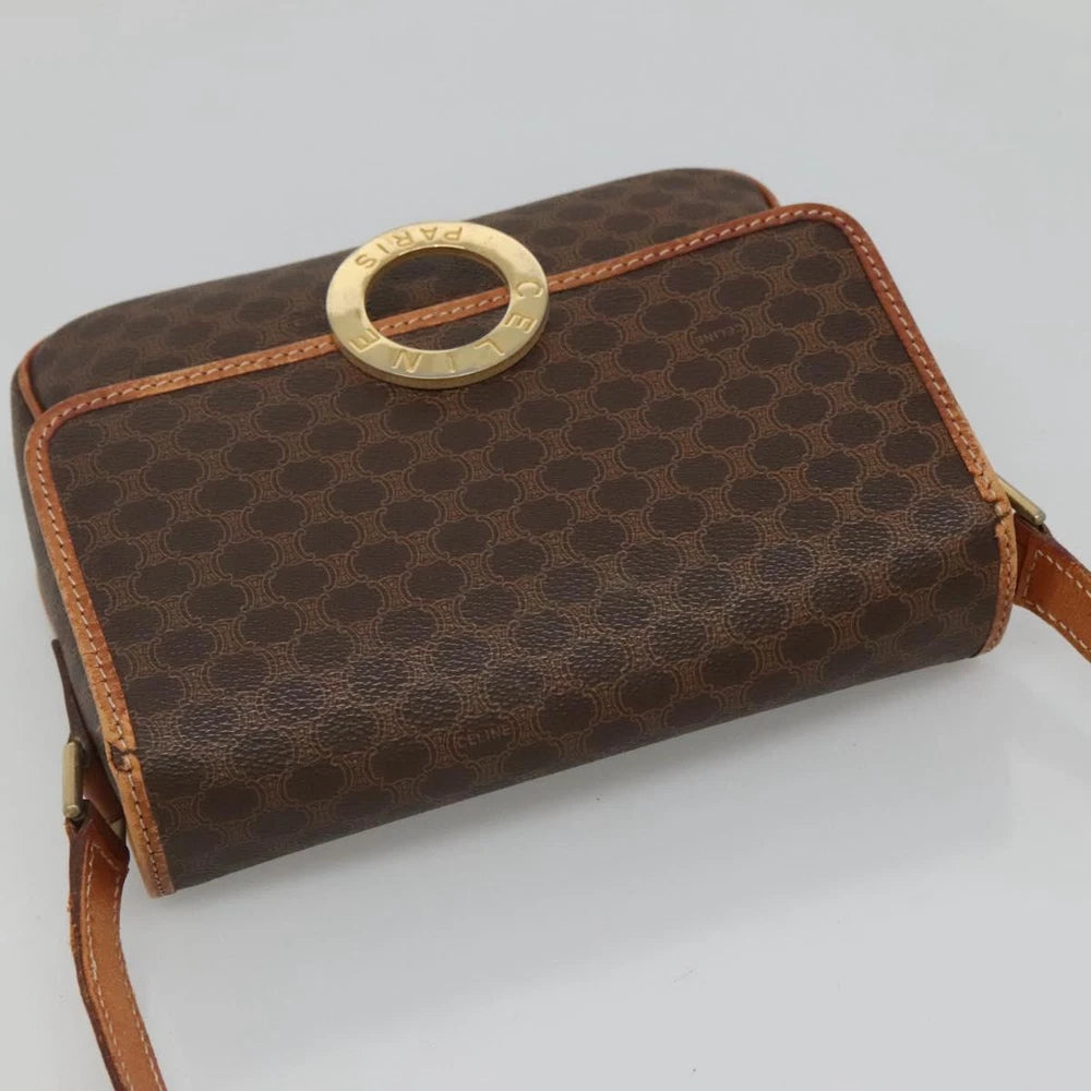 VINTAGE CELINE CROSSBODY BAG MACADAM CANVAS