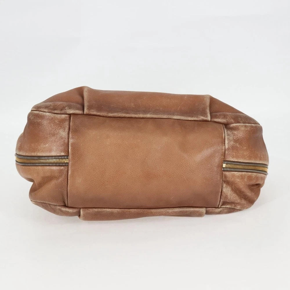 Vintage Prada Veske - Brun Skinn
