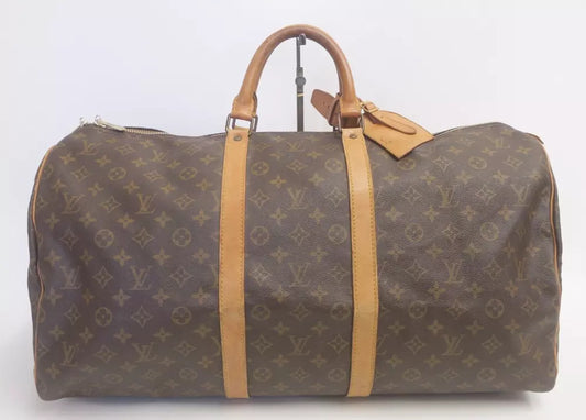 LOUIS VUITTON KEEPALL 55 BAG MONOGRAM CANVAS