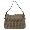 FENDI MAMMA BAGUETTE ZUCCHINO CANVAS BEIGE