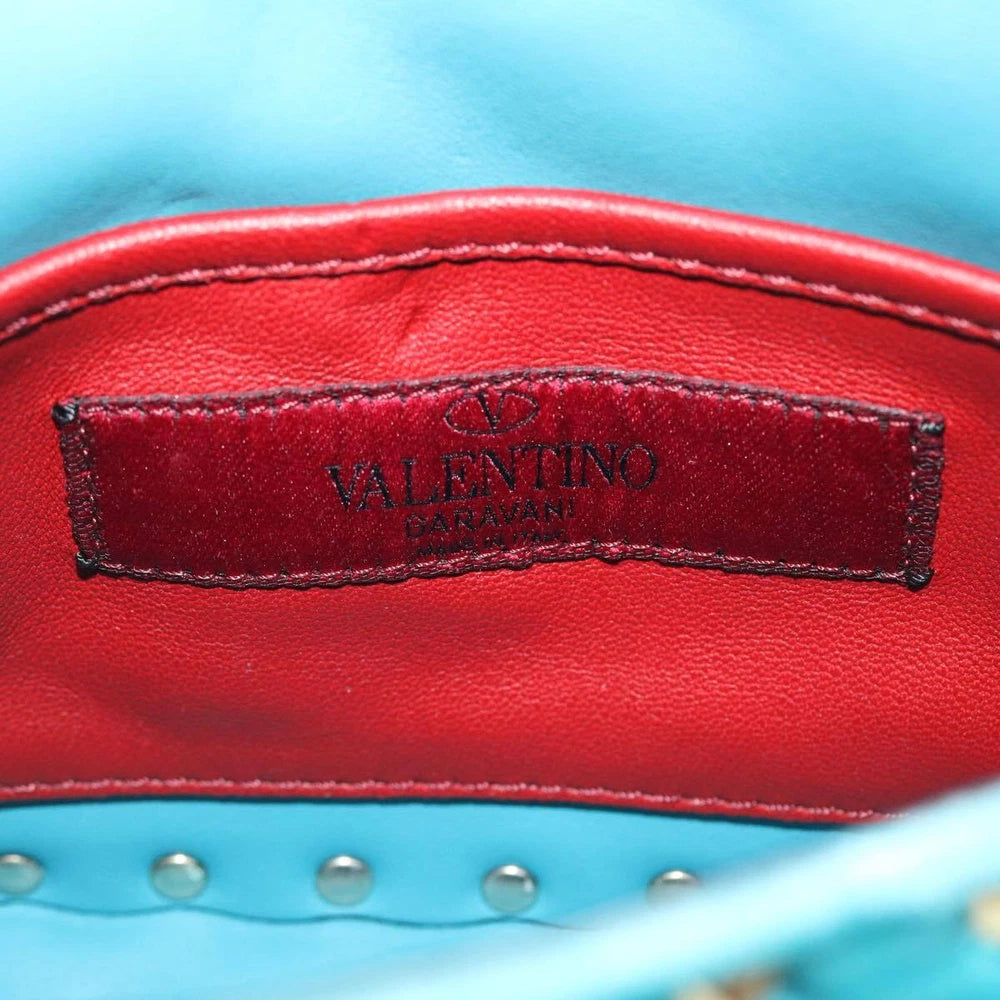 VALENTINO QUILTED BAG VELOR LIGHT BLUE