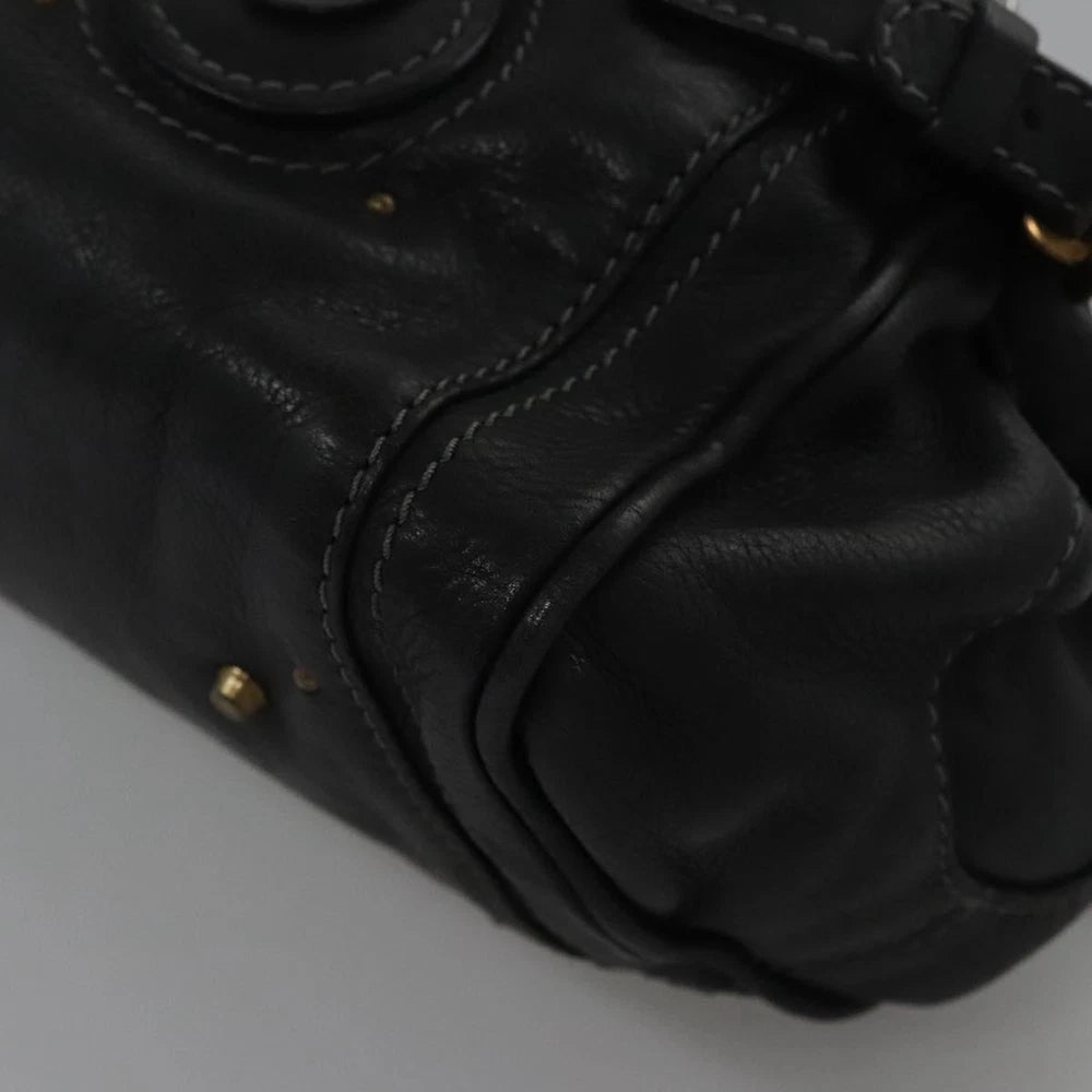 CHLOE PADDINGTON BAG BLACK LEATHER