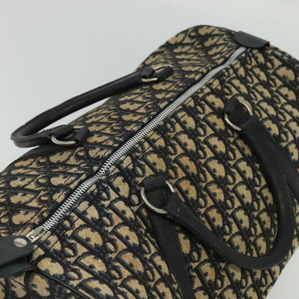 Dior Boston Bag 40 - Navy Trotter Canvas