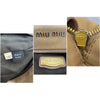 Vintage Miu Miu Bow Bag - Beige Leather