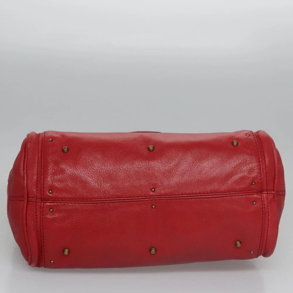 CHLOE PADDINGTON BAG RED LEATHER