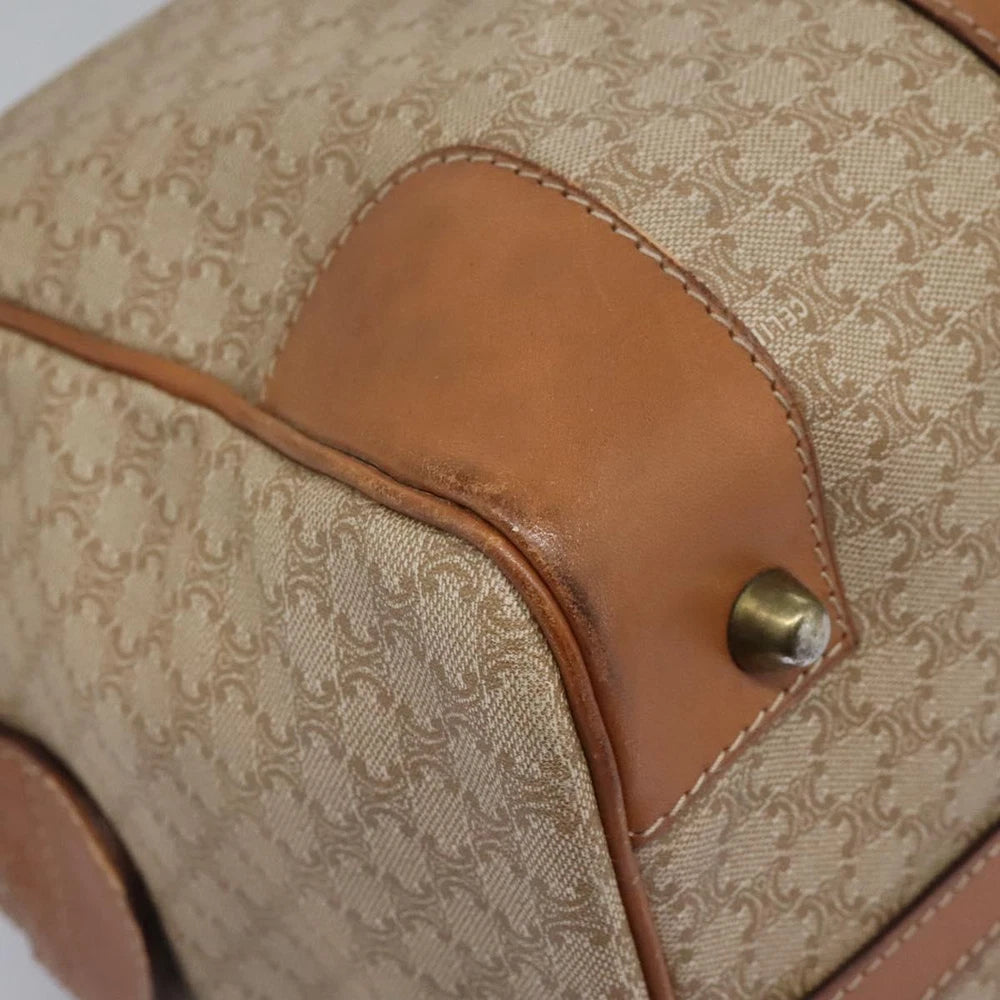 CELINE BOSTON BAG MACADAM CANVAS