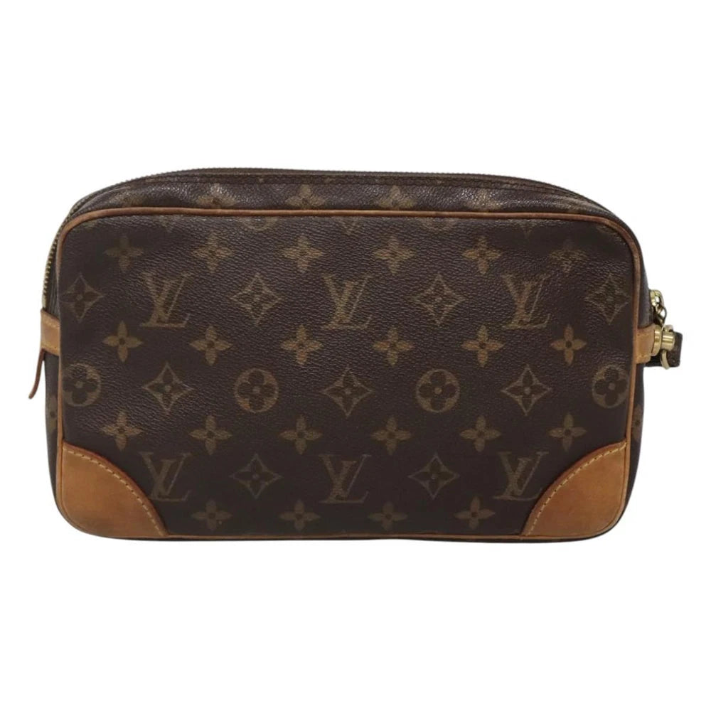 LOUIS VUITTON MARLY DRAGONNE GM CLUTCH MONOGRAM