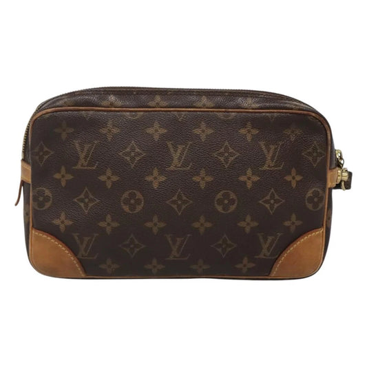 LOUIS VUITTON MARLY DRAGONNE GM CLUTCH MONOGRAM
