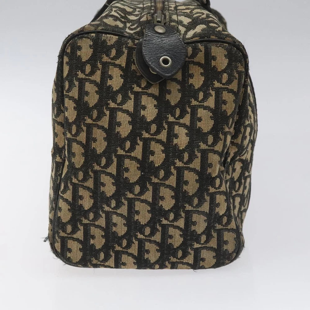 CHRISTIAN DIOR BOSTON BAG 30 TROTTER CANVAS