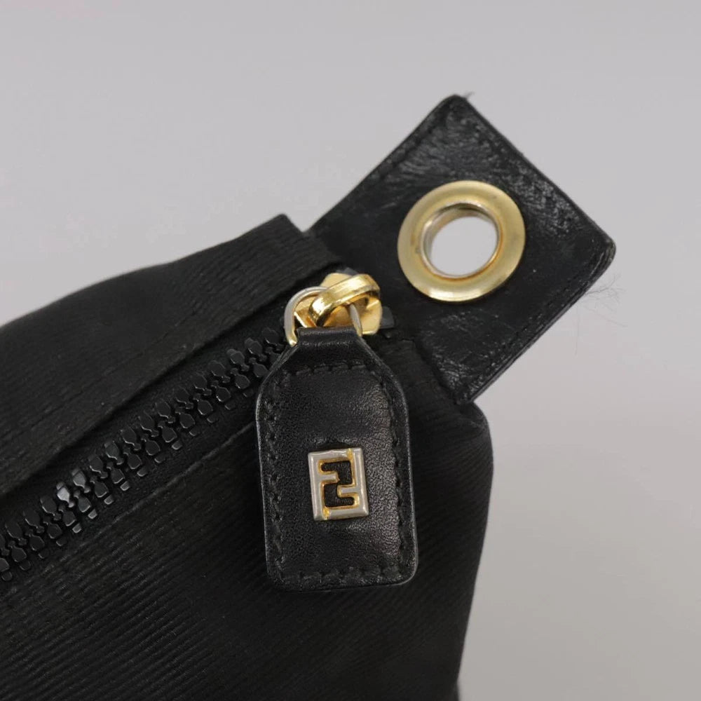 FENDI BAG BLACK CANVAS