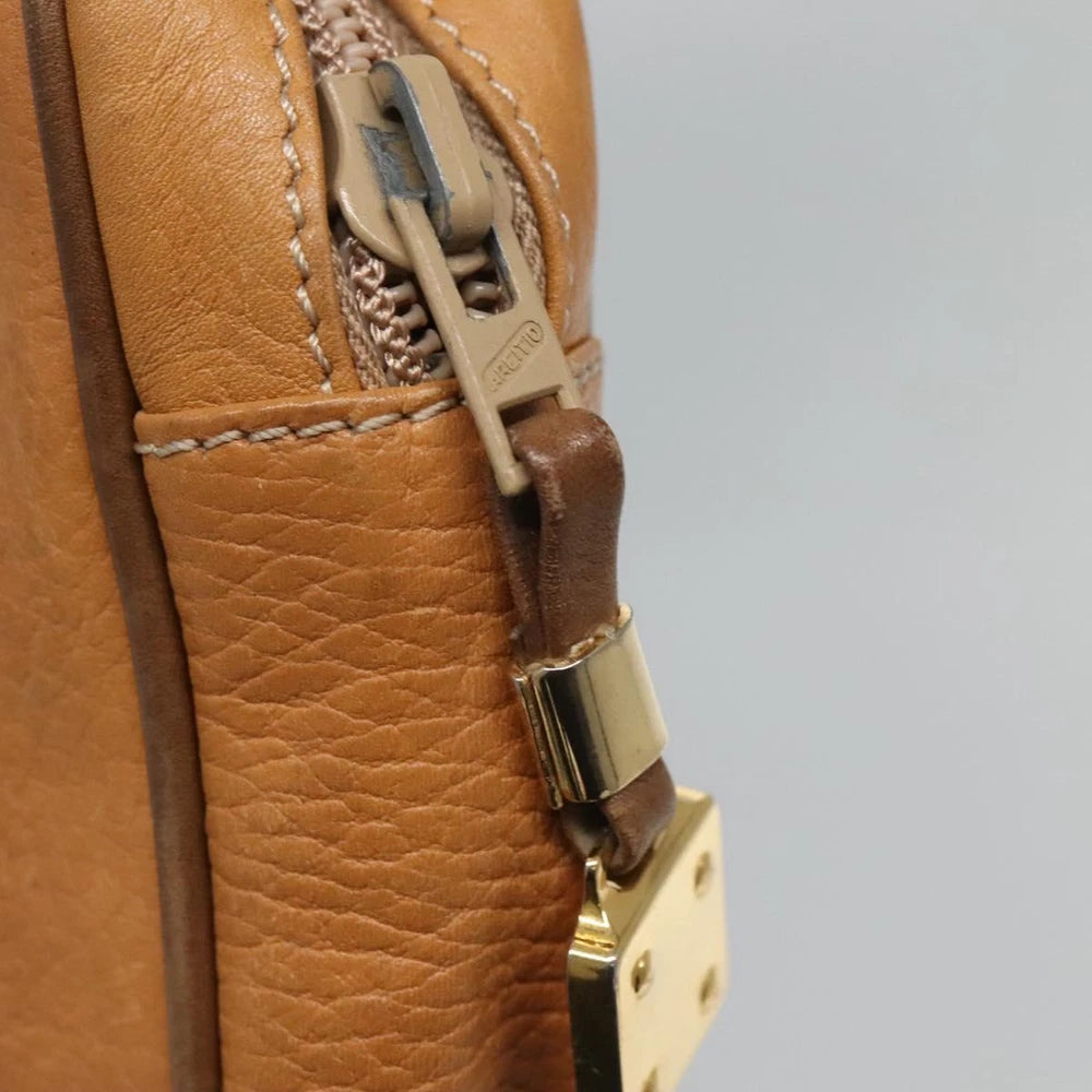 LOEWE CLUTCH BROWN LEATHER