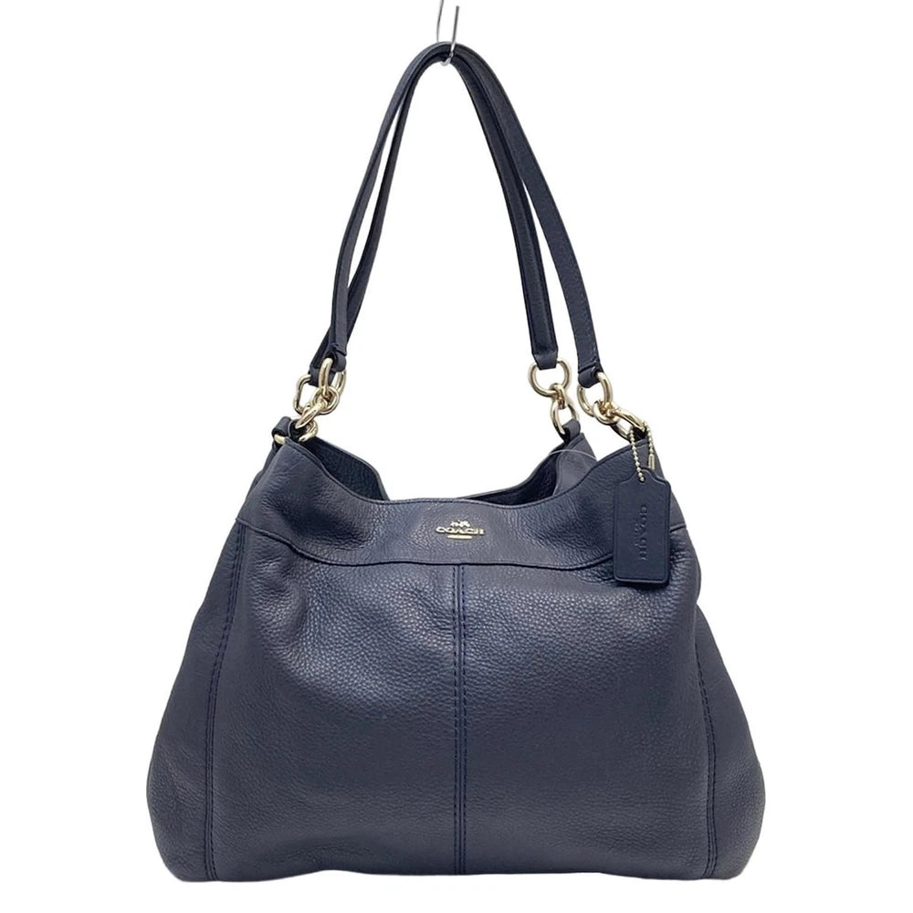 Coach Bag - Navy Leather