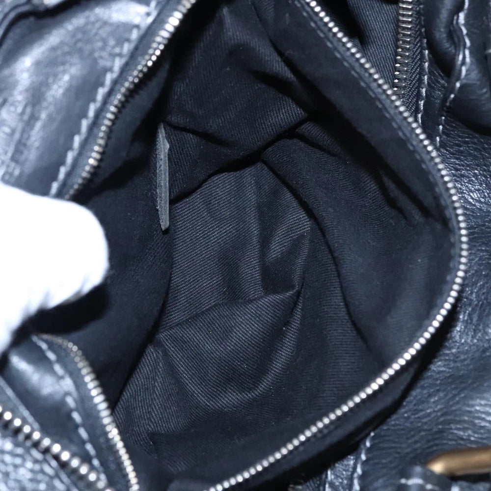 CHLOE PADDINGTON BAG BLACK LEATHER