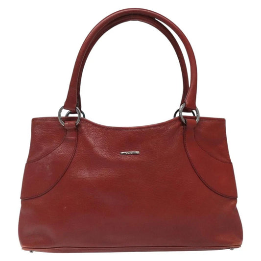 GUCCI HANDBAG RED LEATHER - Brands Select