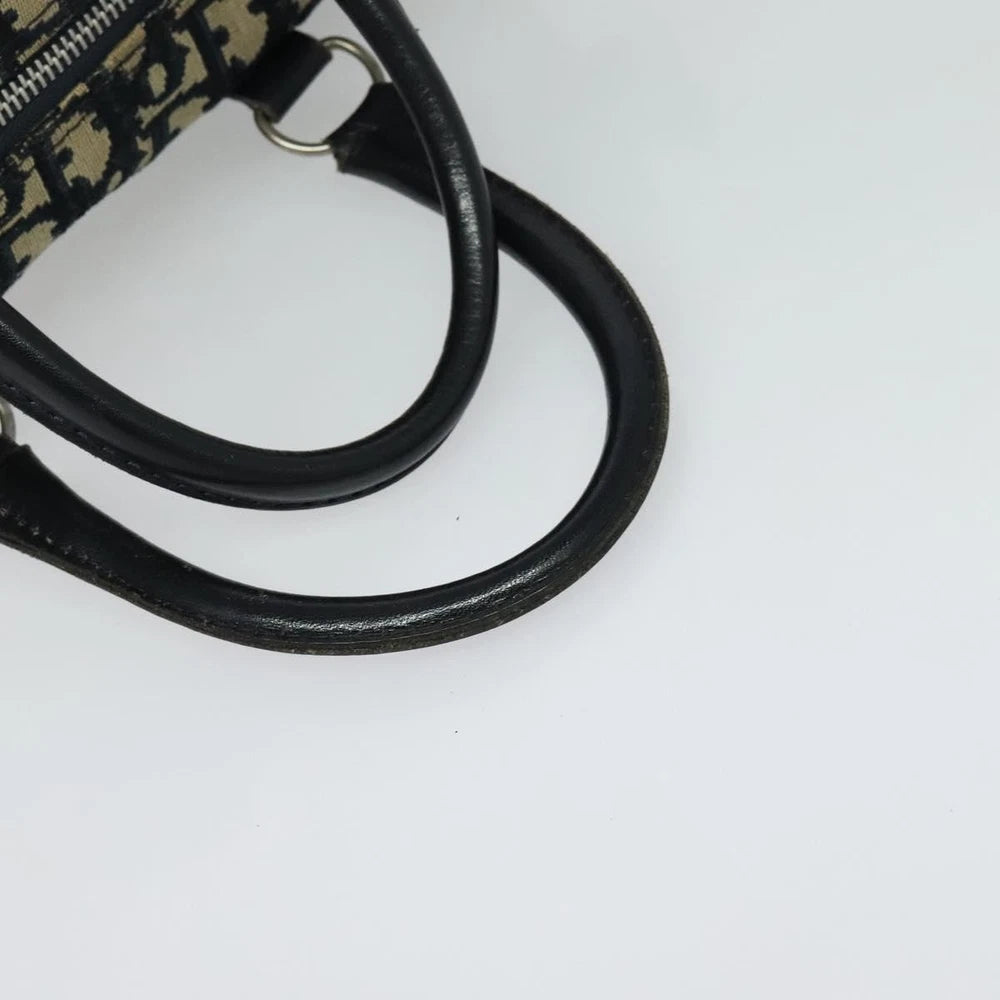 Dior Boston Bag 30 - Navy Trotter Canvas