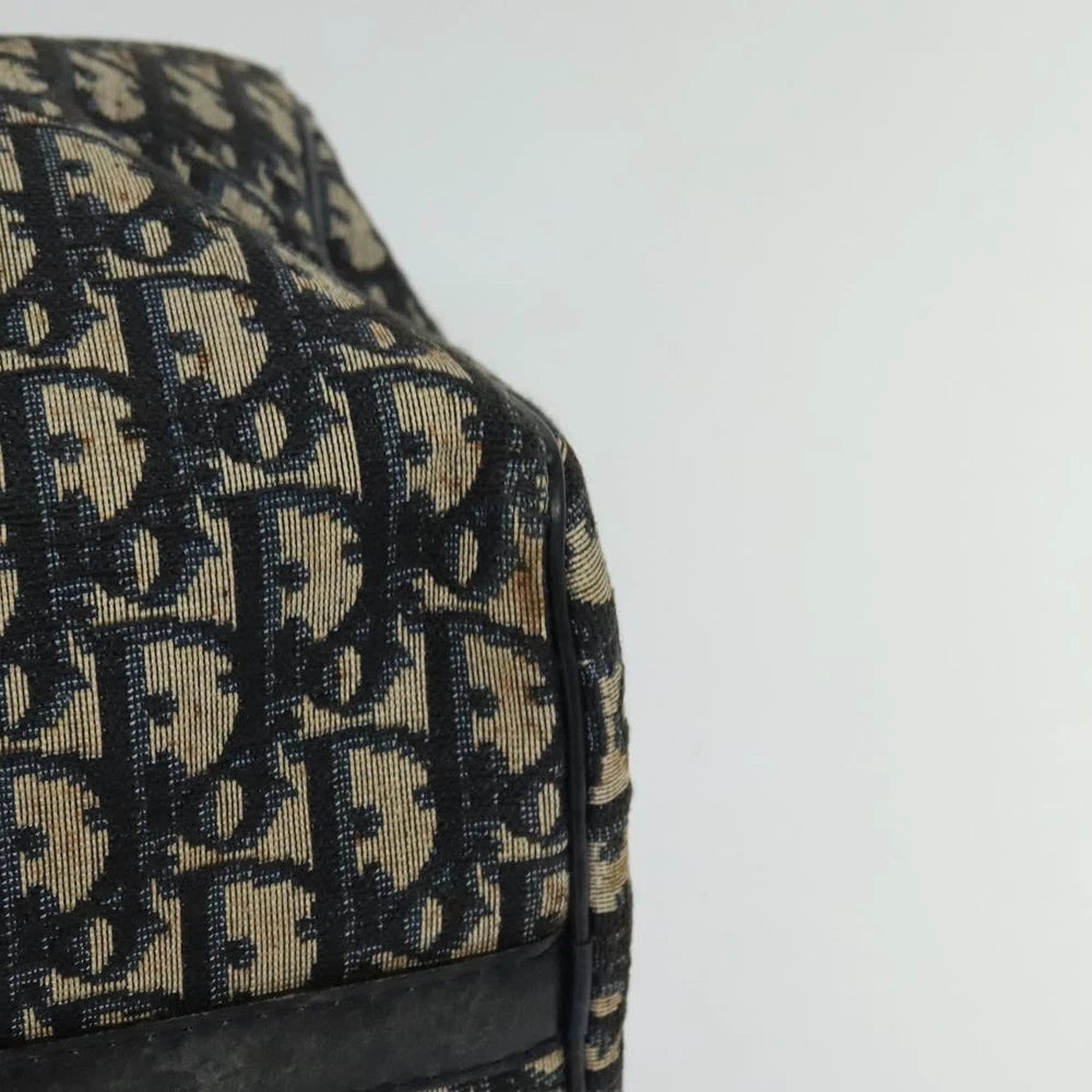 Dior Boston Bag 30 - Navy Trotter Canvas
