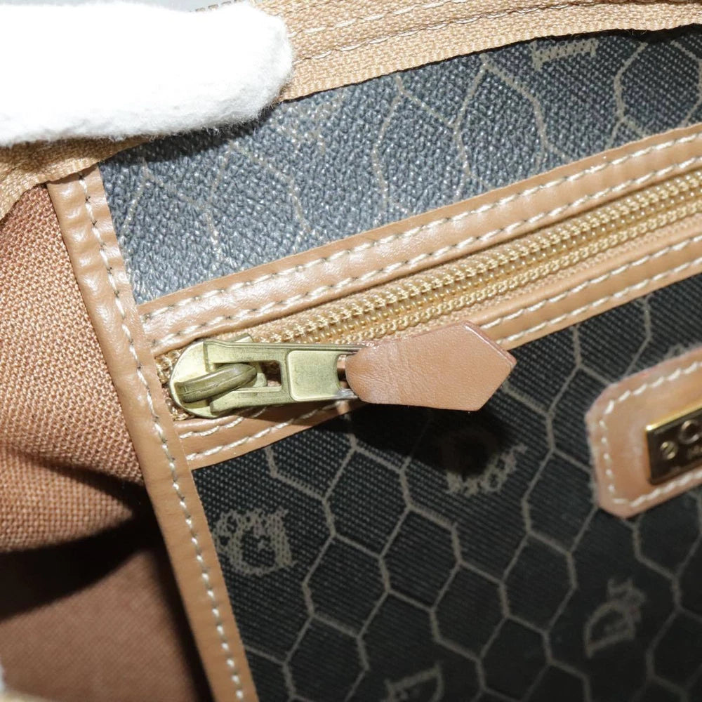 CHRISTIAN DIOR BOSTON BAG HONEYCOMB CANVAS