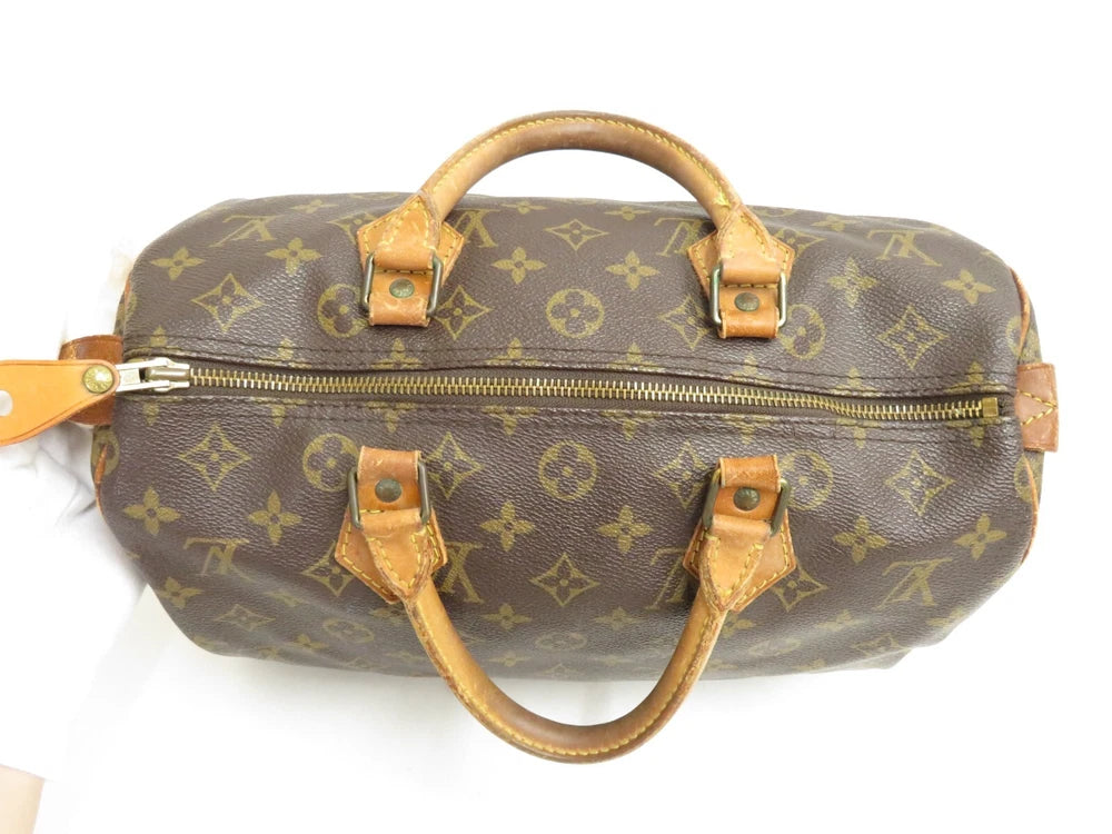 LOUIS VUITTON SPEEDY 30 BAG MONOGRAM CANVAS