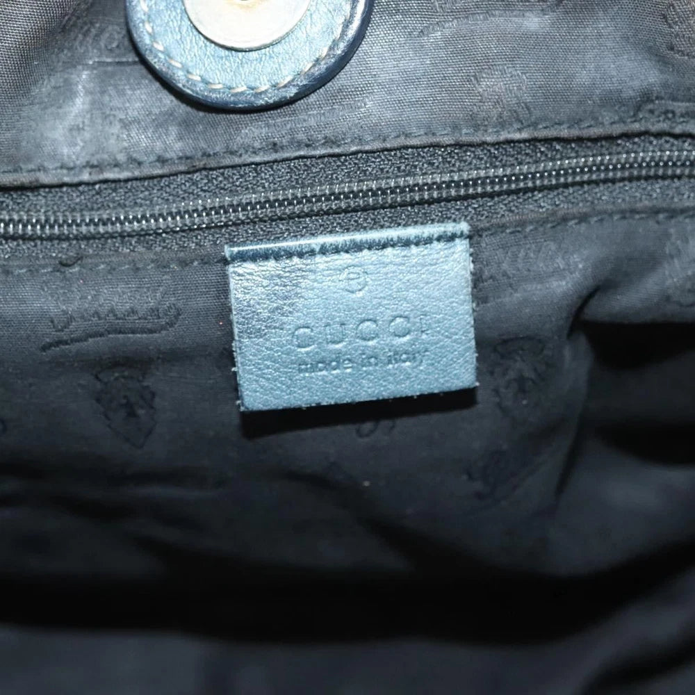 Gucci Sukey Bag - Blue Guccissima Leather