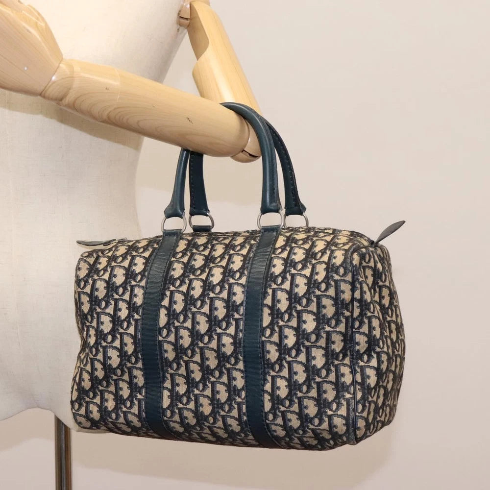 CHRISTIAN DIOR BOSTON BAG TROTTER CANVAS