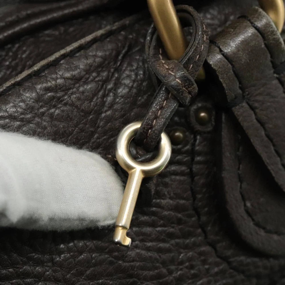 CHLOE PADDINGTON BROWN LEATHER