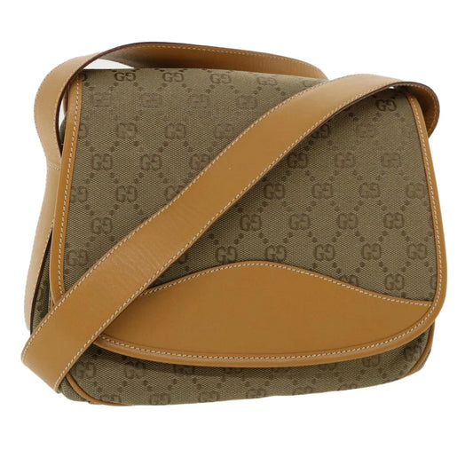 VINTAGE GUCCI CAMERA BAG GG CANVAS