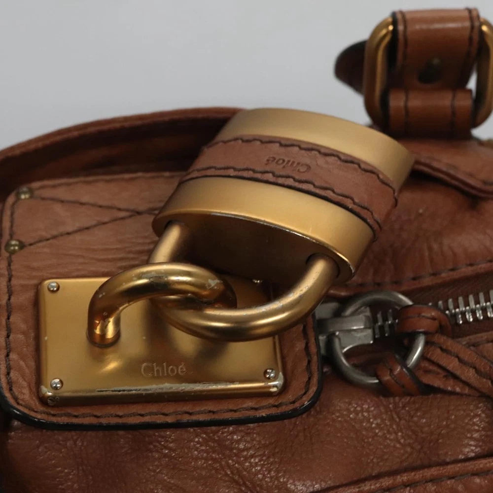 CHLOE PADDINGTON BAG BROWN LEATHER