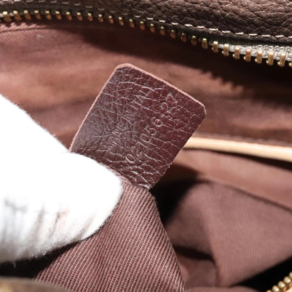 CHLOE PARATY BAG BROWN LEATHER