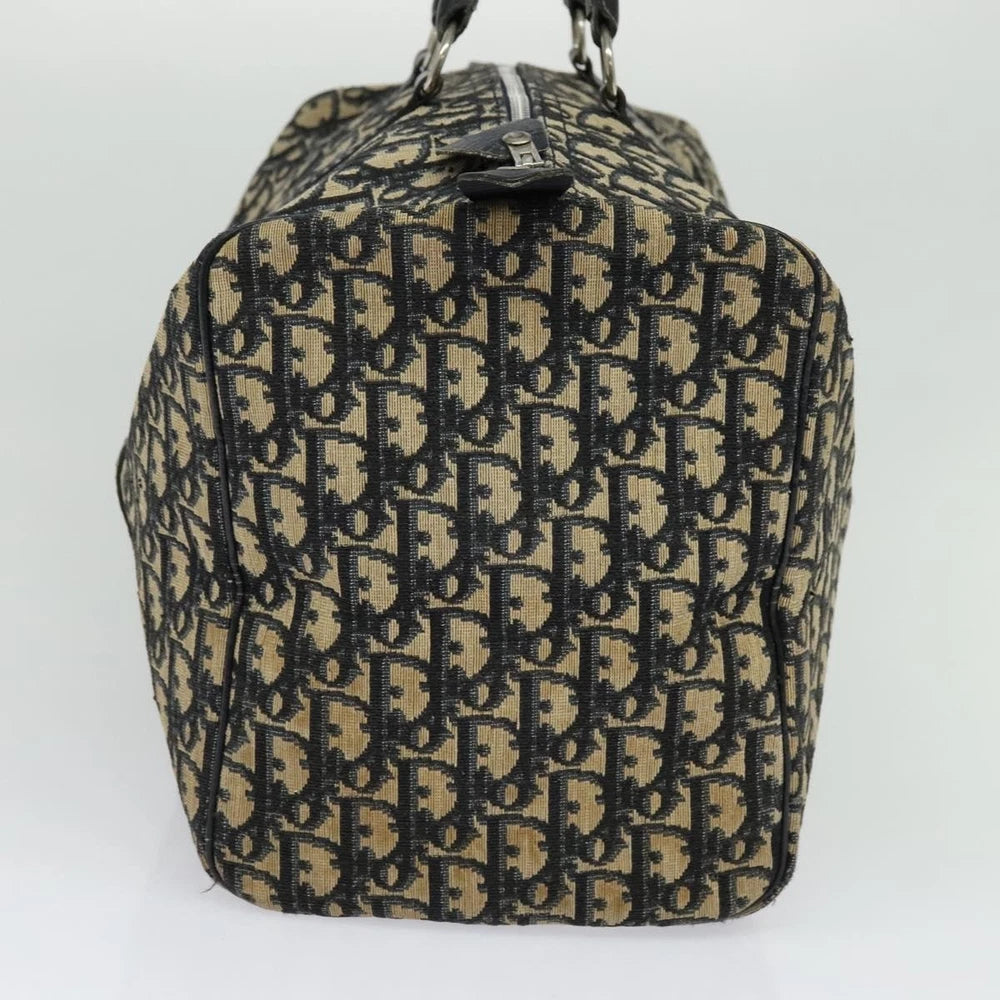Vintage Dior Boston Bag 40 - Navy Trotter Canvas