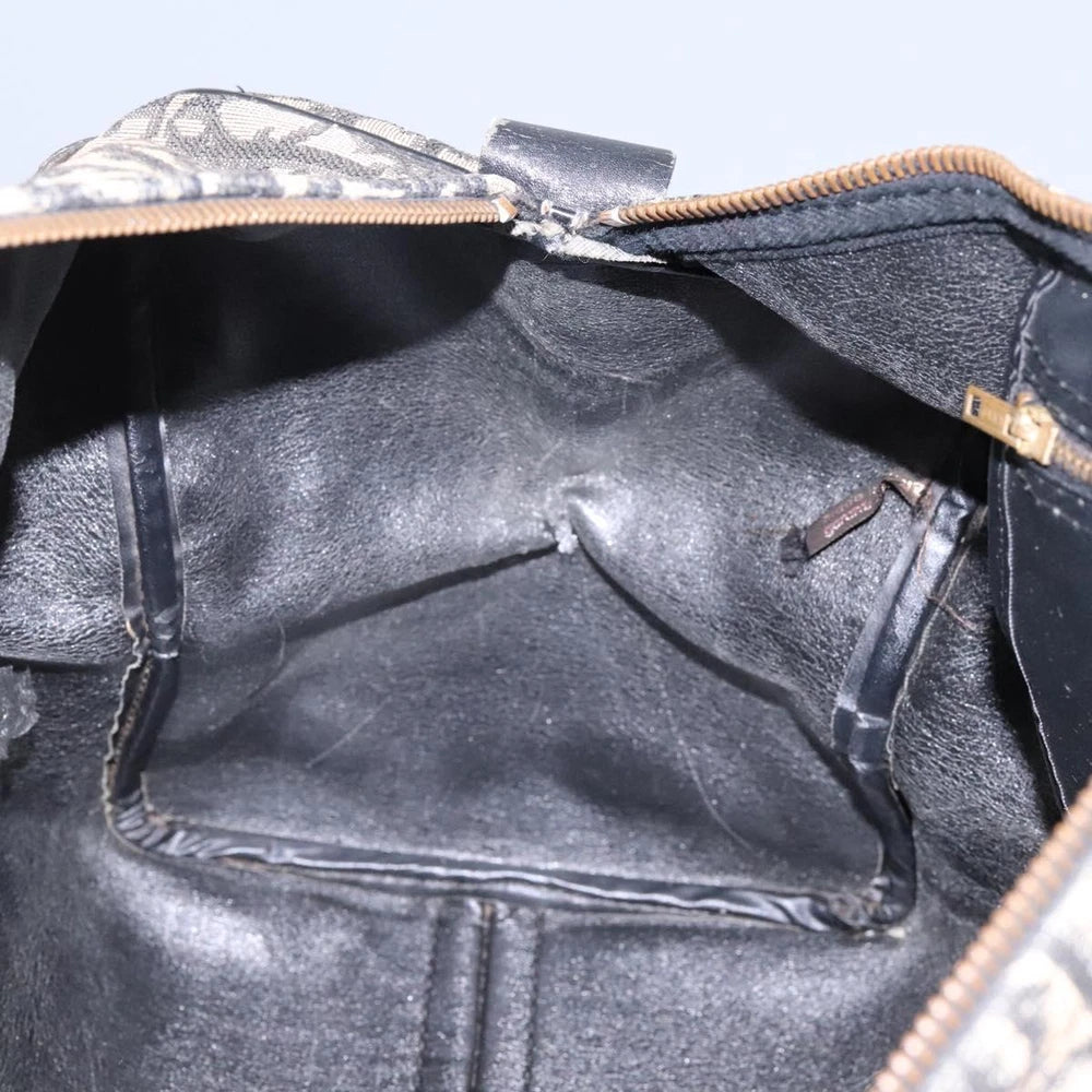CHRISTIAN DIOR BOSTON BAG 40 TROTTER CANVAS