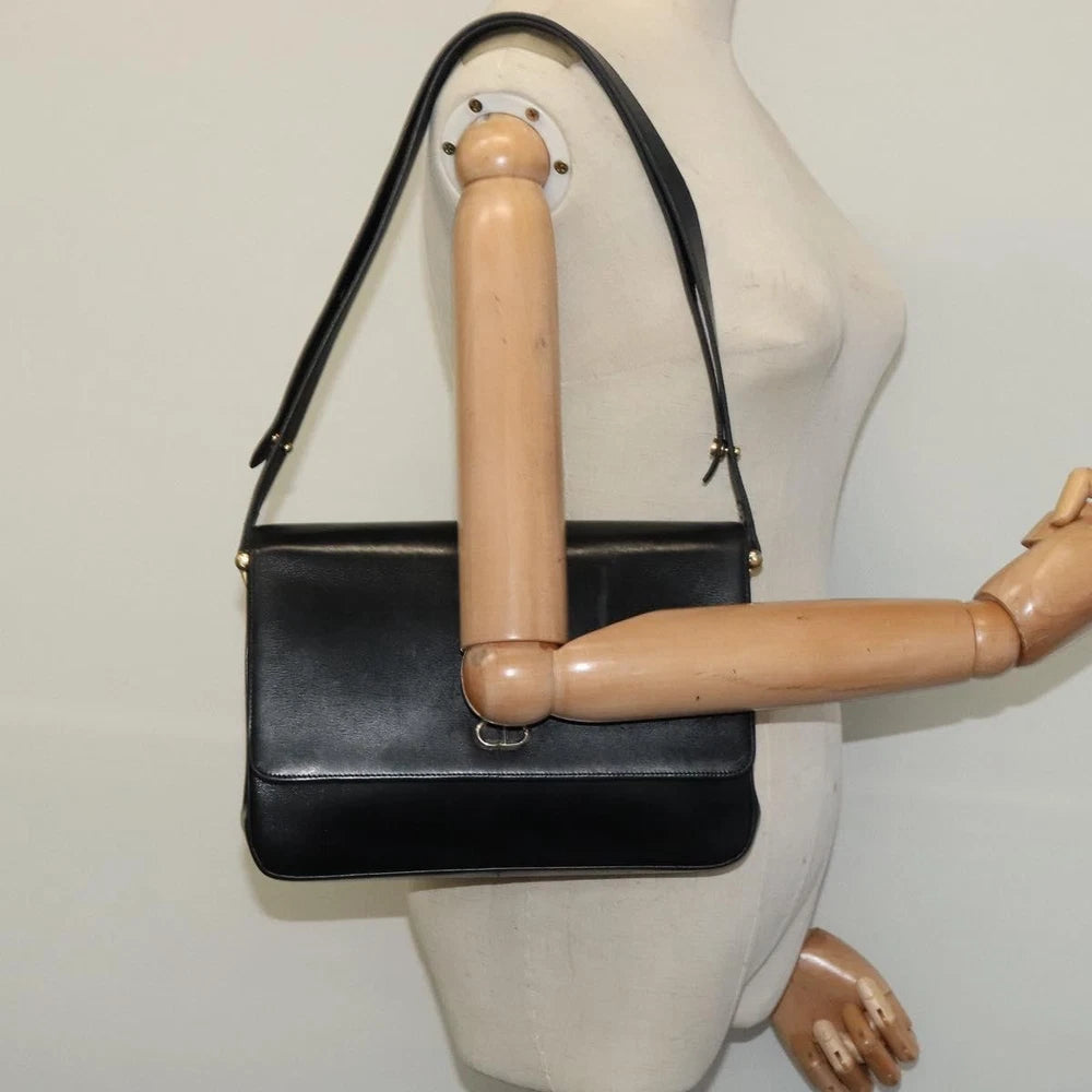 Vintage Dior Shoulder bag - Black Leather