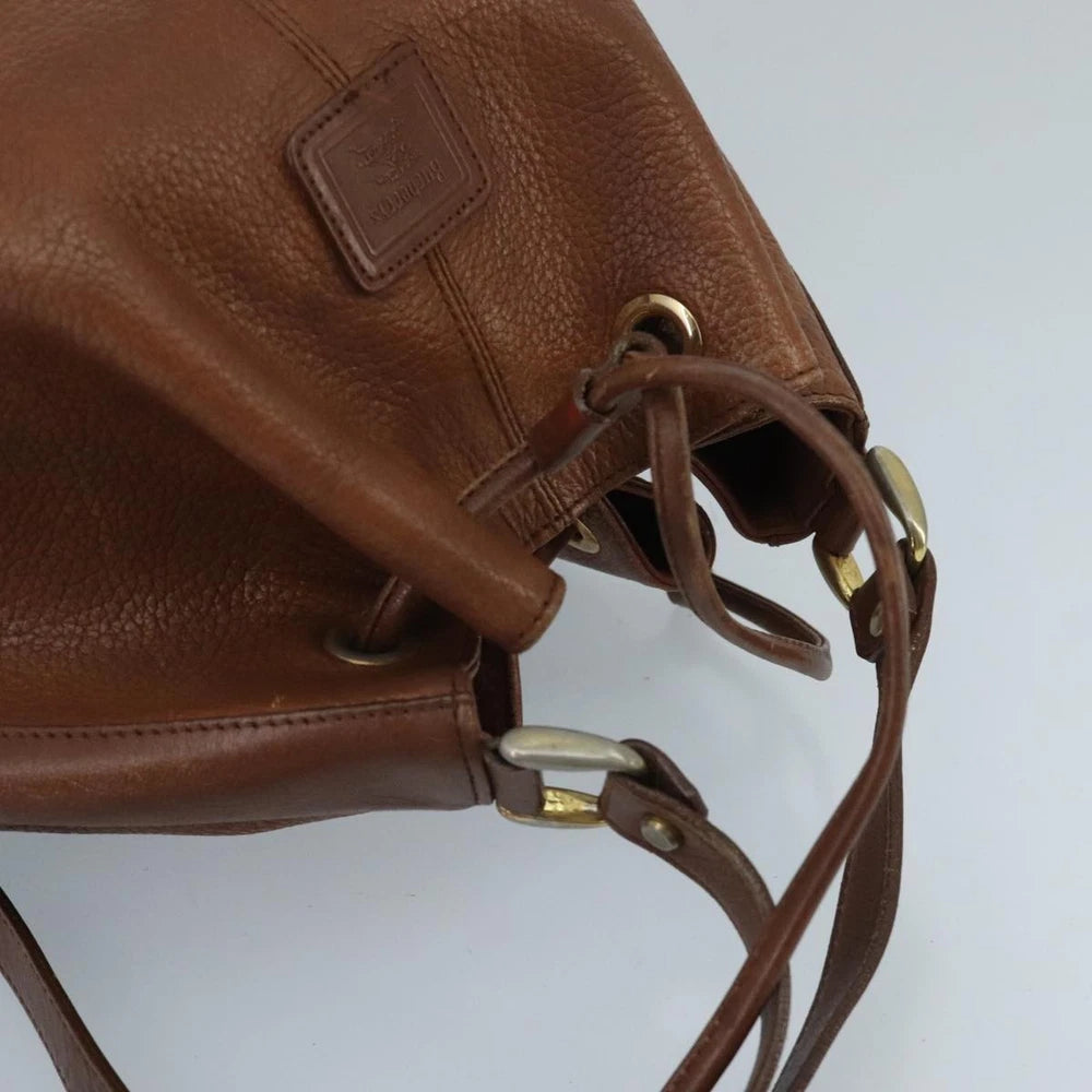 Burberry Bucket Bag - Brown Leather