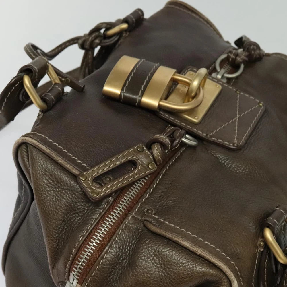 CHLOE PADDINGTON BAG BROWN LEATHER