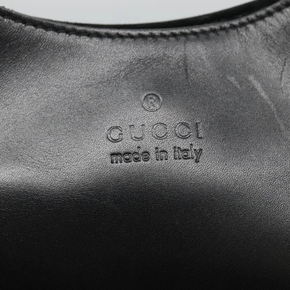 GUCCI SHOULDER BAG BLACK LEATHER - Brands Select