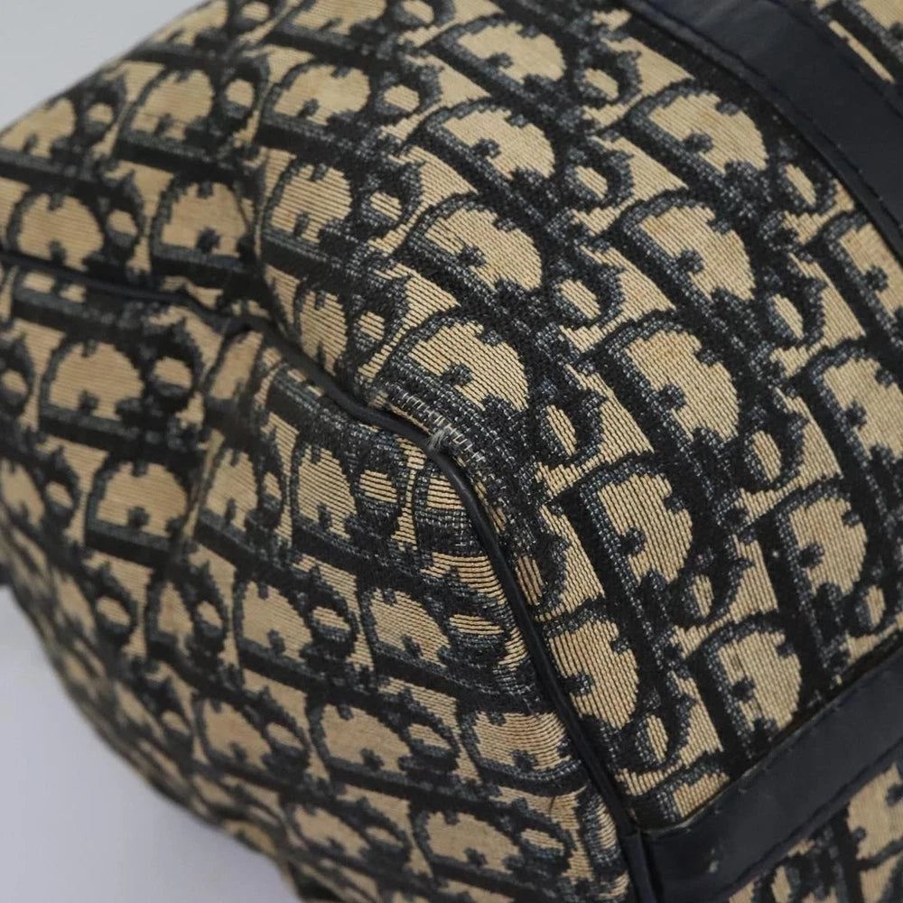 CHRISTIAN DIOR BOSTON BAG 30 TROTTER CANVAS