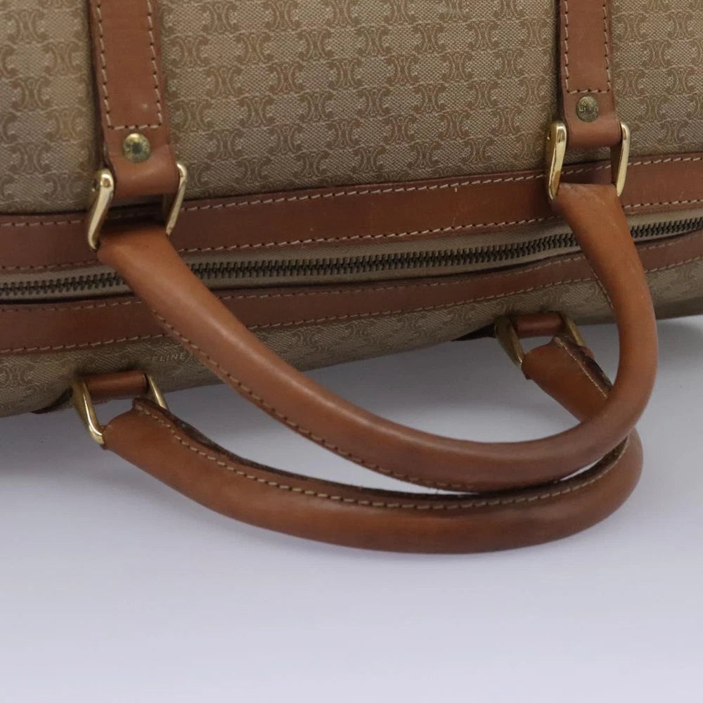 CELINE BOSTON BAG MACADAM CANVAS