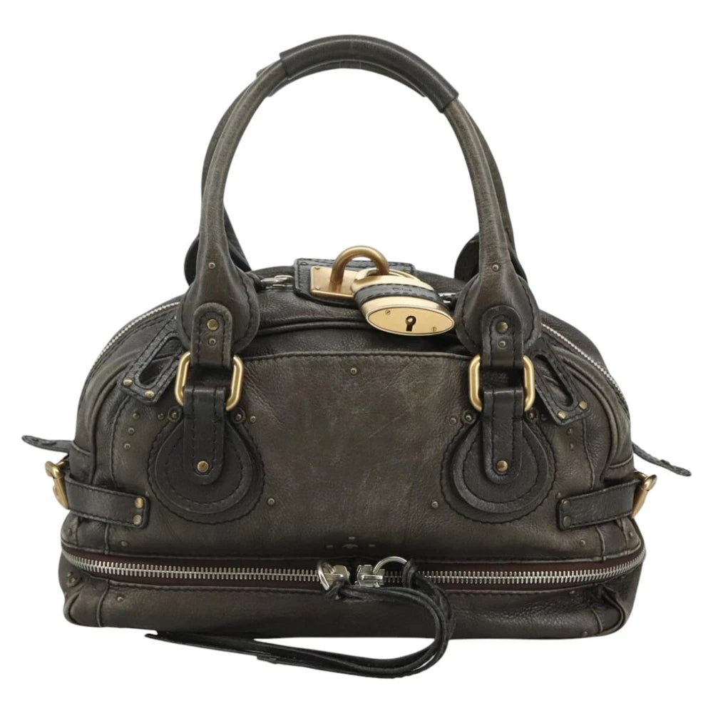 CHLOE PADDINGTON BROWN LEATHER